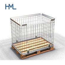 Folding Warehouse Steel Collapsible Cage Pallet